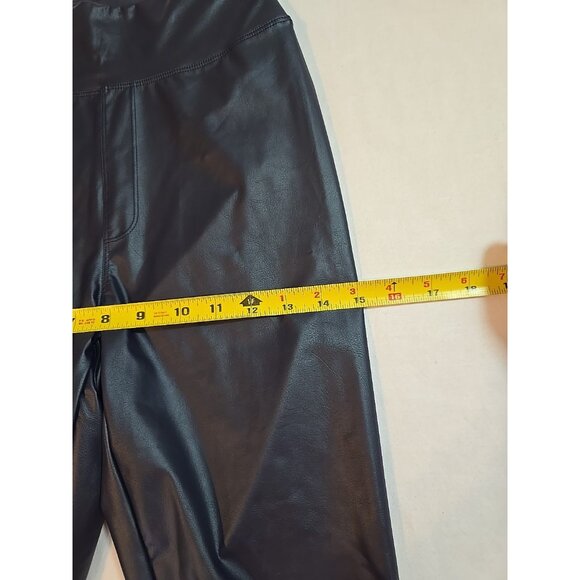 OFFLINE By Aerie Real Good Faux Leather High Rise Legging Navy Size M  New - Picture 13 of 16